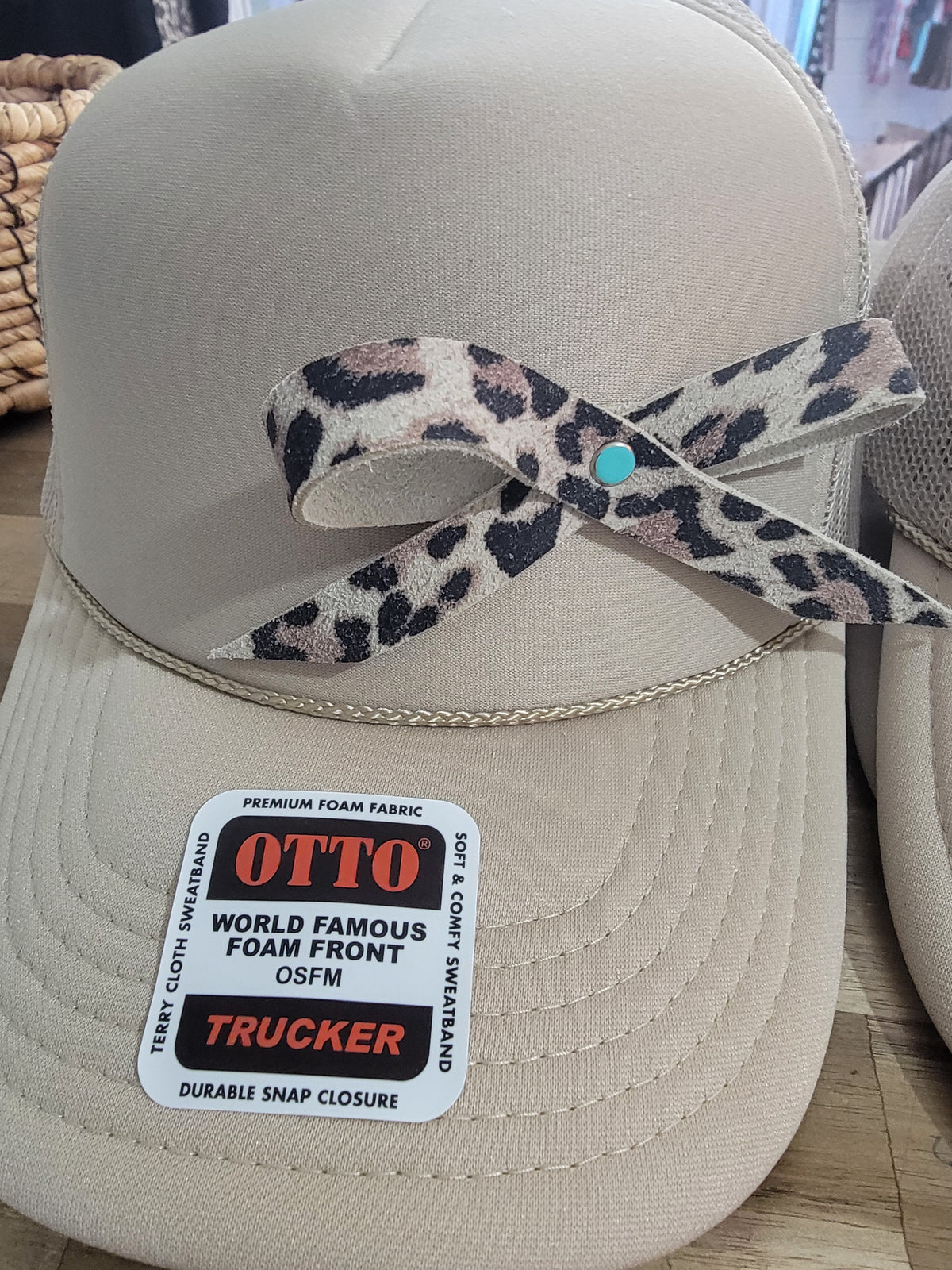 Leopard Bow Cap