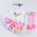Baby girl baby birthday dress alphabet romper