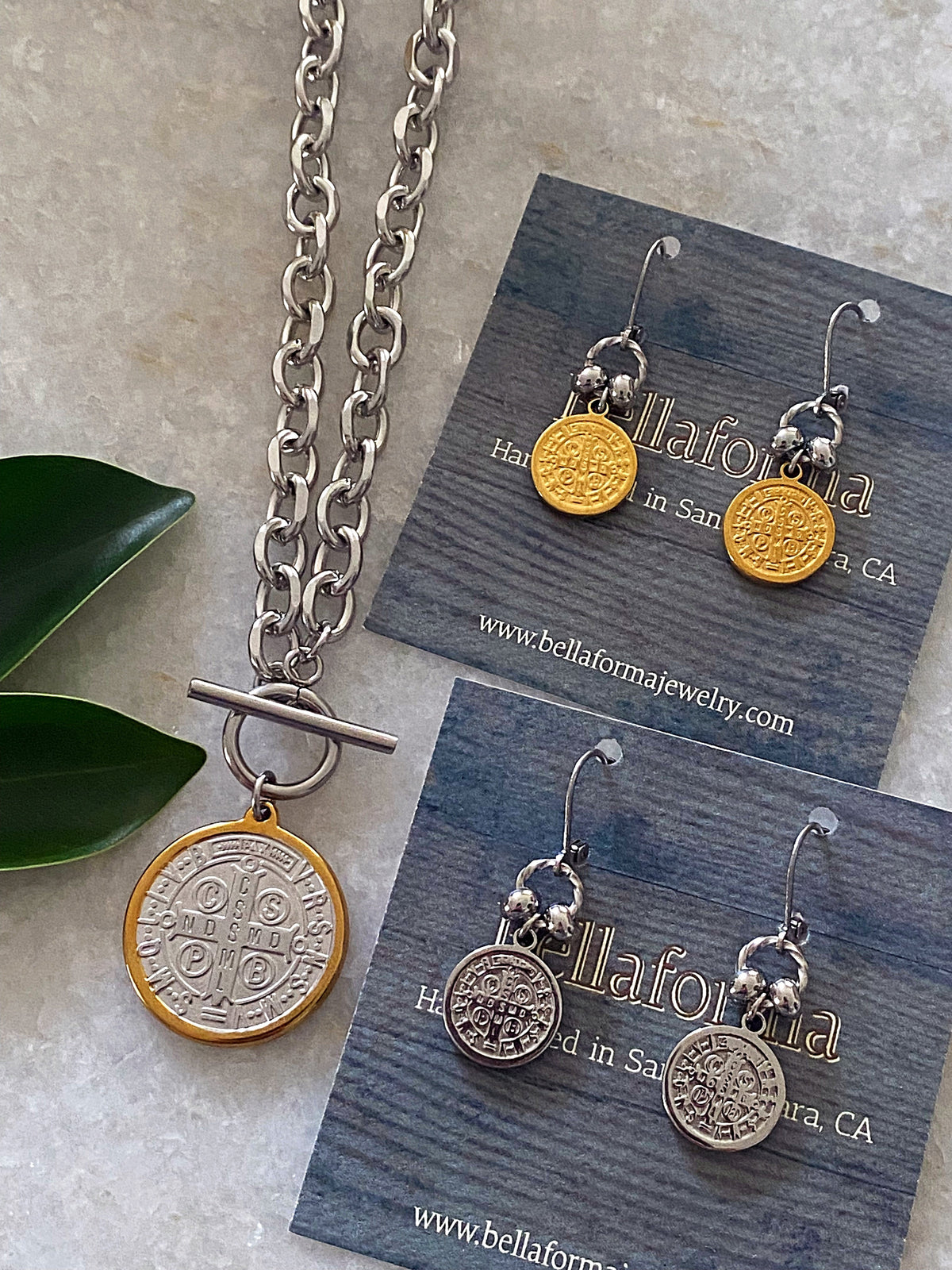 Twisted Sisters RELIC COIN Drop Earrings