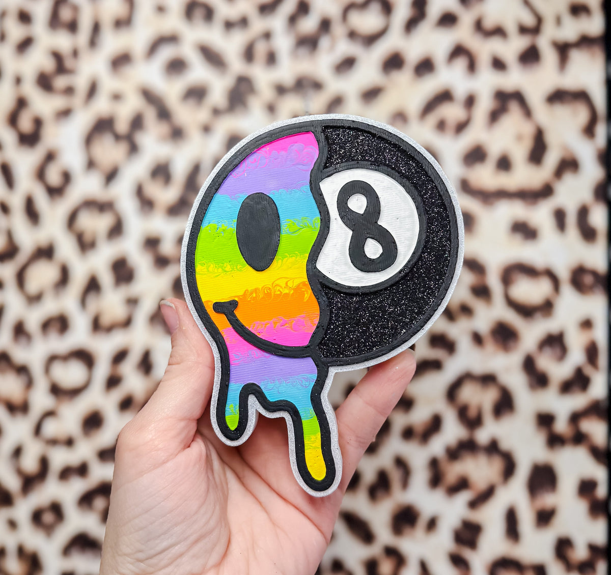 Drippy Smiley & 8 Ball Freshie