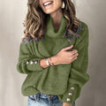 Ladies' Sweaters Turtleneck Sweaters Tops
