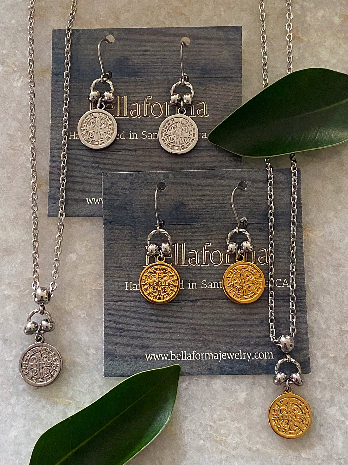 Twisted Sisters RELIC COIN Drop Earrings