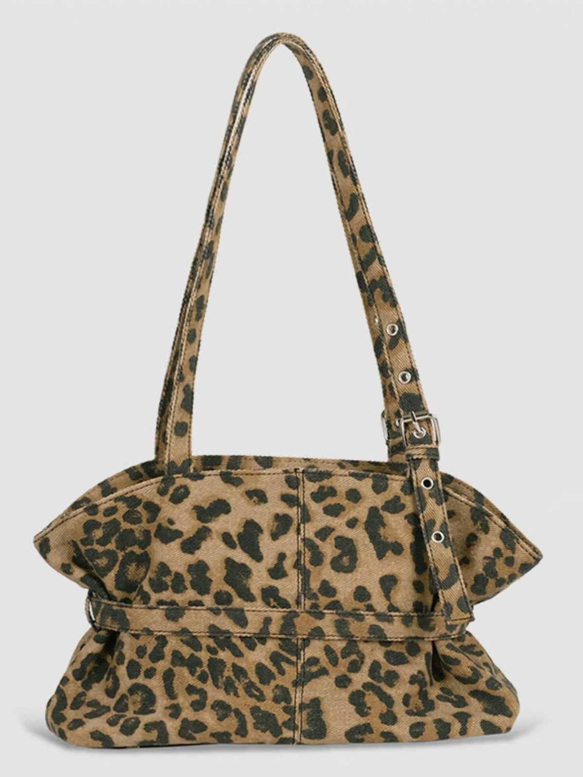 Leopard Adjustable Strap Handbag