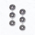 Western Triple Concho Rhinestone Earrings