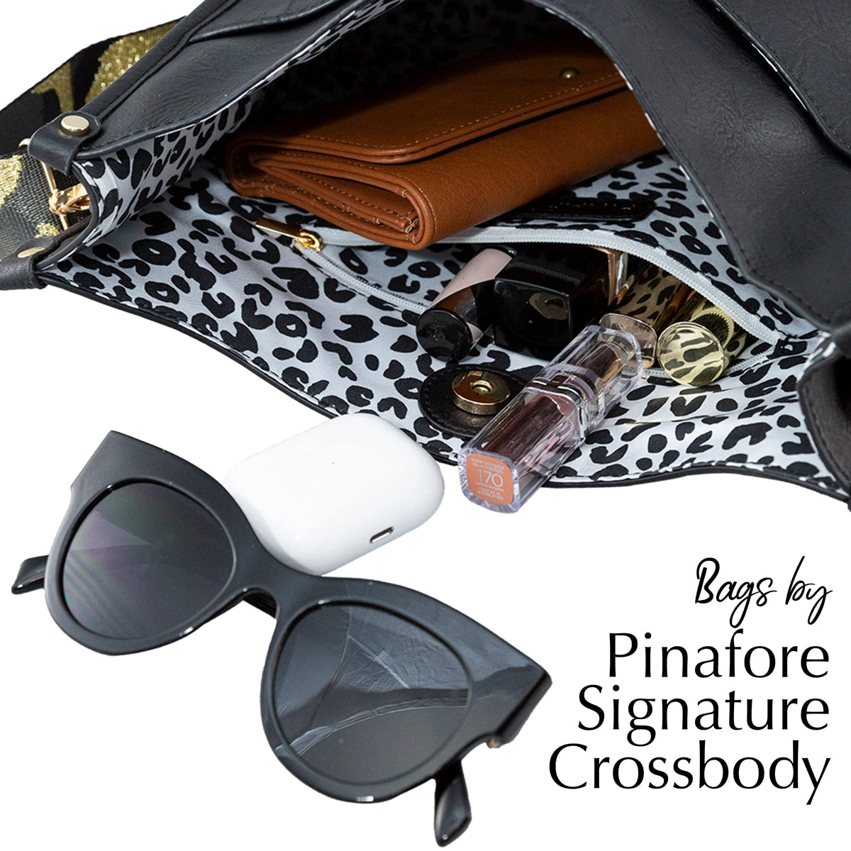 Buy 1, Get 1 FREE Vegan Leather Crossbody Bag w/ Interchangeable Strap — 7 Colors — Buy 1, Get 1 FREE