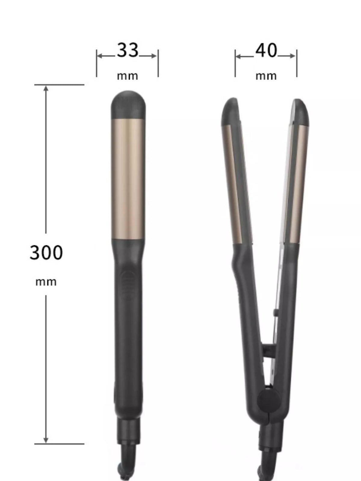2-in-1 Curling & Straightening