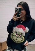 Fluffy green man tee or sweatshirt