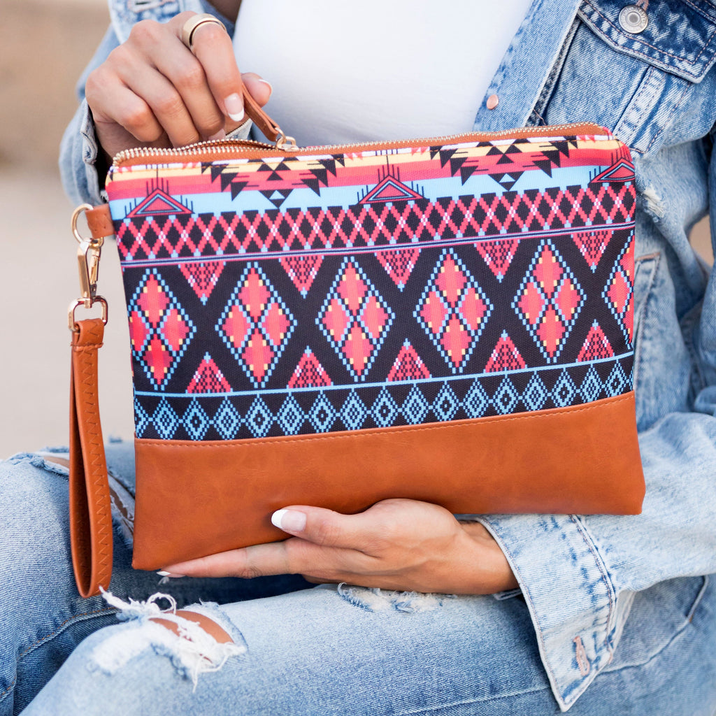 Aztec Boho Clutch