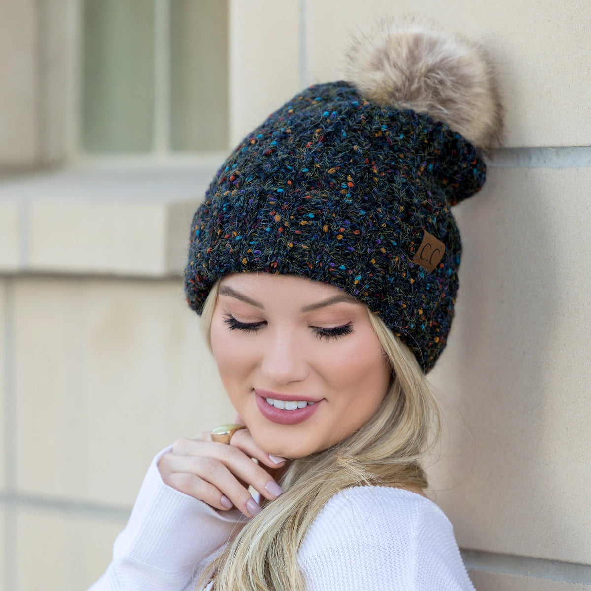 C.C® Confetti Pom Beanie