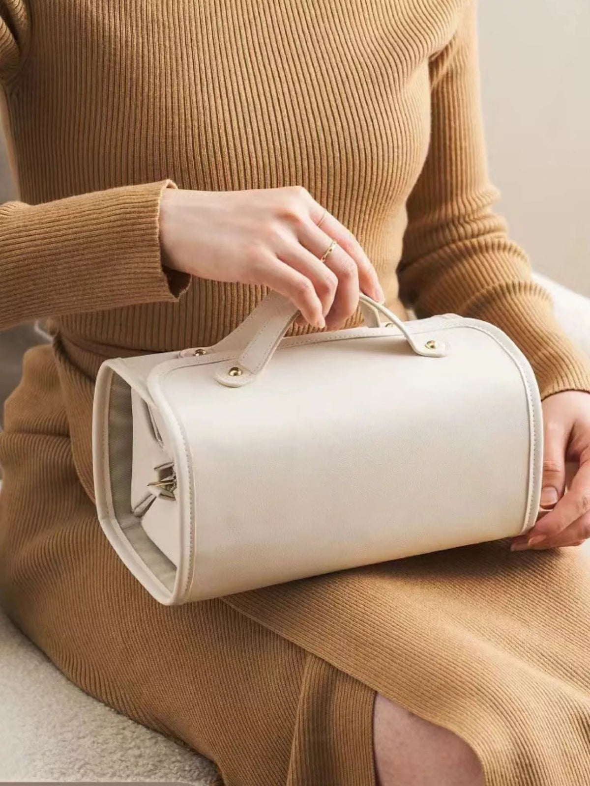 Top Handle Makeup Bag