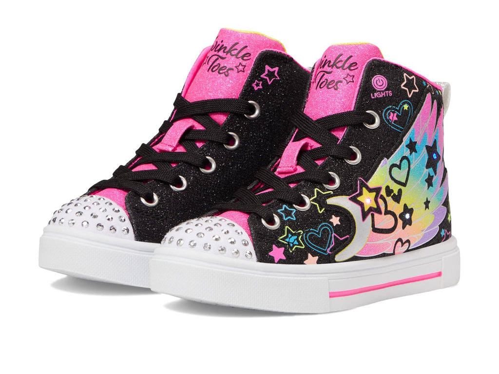 Skechers Kids Twinkle Toes Twinkle Sparks - Galaxy Glitz Sneaker, Black/Multi,12.5 Little KidSkechers Kids Twinkle Toes Twinkle Sparks - Galaxy Glitz Sneaker, Black/Multi,12.5 Little…