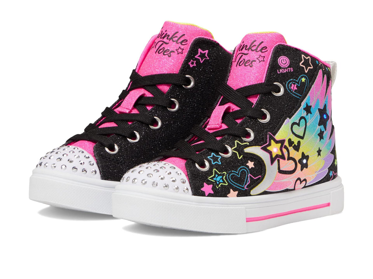 Skechers Kids Twinkle Toes Twinkle Sparks - Galaxy Glitz Sneaker, Black/Multi,12.5 Little KidSkechers Kids Twinkle Toes Twinkle Sparks - Galaxy Glitz Sneaker, Black/Multi,12.5 Little…