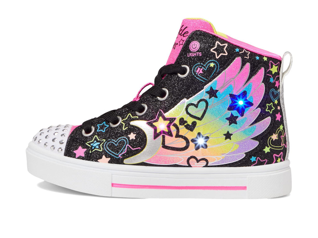 Skechers Kids Twinkle Toes Twinkle Sparks - Galaxy Glitz Sneaker, Black/Multi,12.5 Little KidSkechers Kids Twinkle Toes Twinkle Sparks - Galaxy Glitz Sneaker, Black/Multi,12.5 Little…