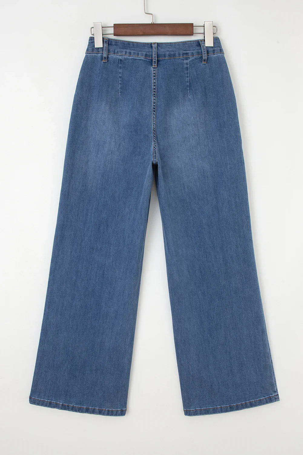Ashleigh Blue Multi-Button High Waist Wide Leg Jeans