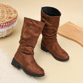 Korean-style Velvet-lined High-top Kids' Fashion Boots