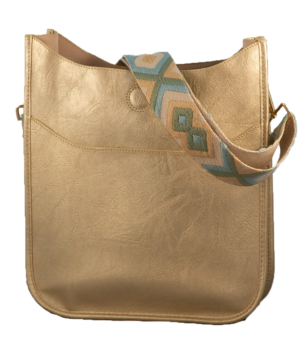 Buy 1, Get 1 FREE Vegan Leather Crossbody Bag w/ Interchangeable Strap — 7 Colors — Buy 1, Get 1 FREE