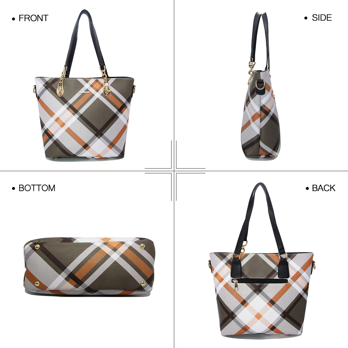 2E-youth Designer Purses and Handbags for Women Satchel Shoulder Bag Tote Top Handle Bag
