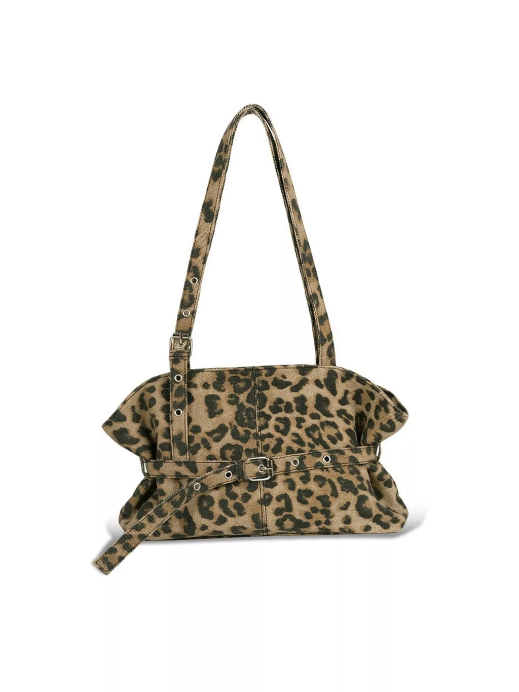 Leopard Adjustable Strap Handbag