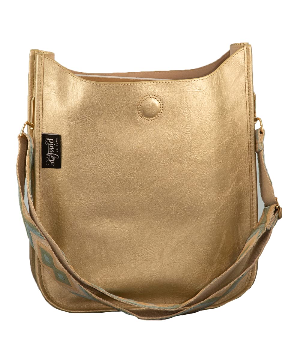 Buy 1, Get 1 FREE Vegan Leather Crossbody Bag w/ Interchangeable Strap — 7 Colors — Buy 1, Get 1 FREE