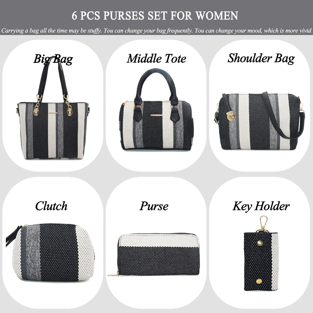2E-youth Designer Purses and Handbags for Women Satchel Shoulder Bag Tote Top Handle Bag