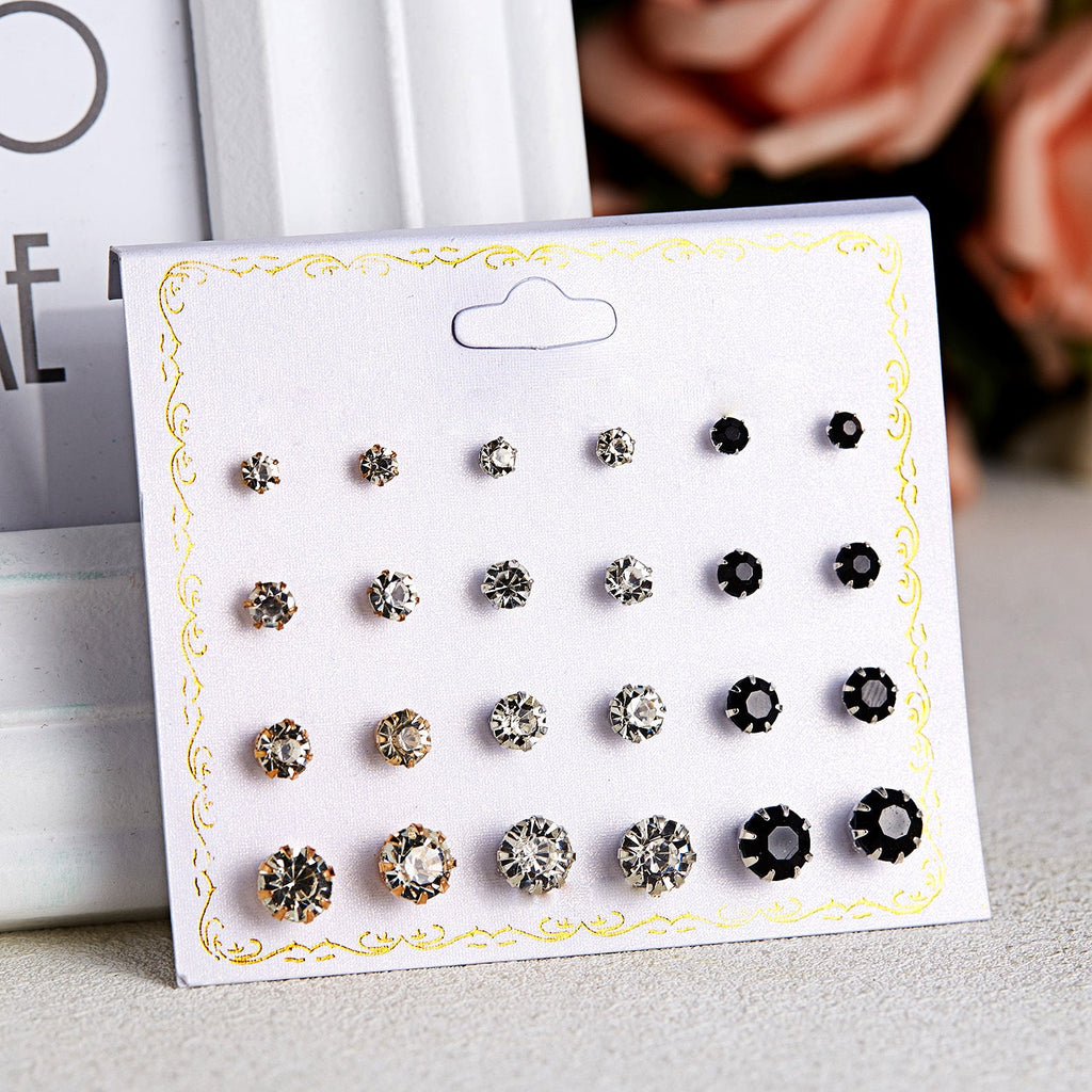 Twisted Sisters Everyday Sparkle Stud Earrings