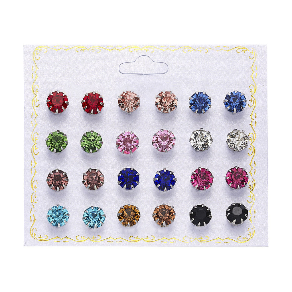 Twisted Sisters Everyday Sparkle Stud Earrings