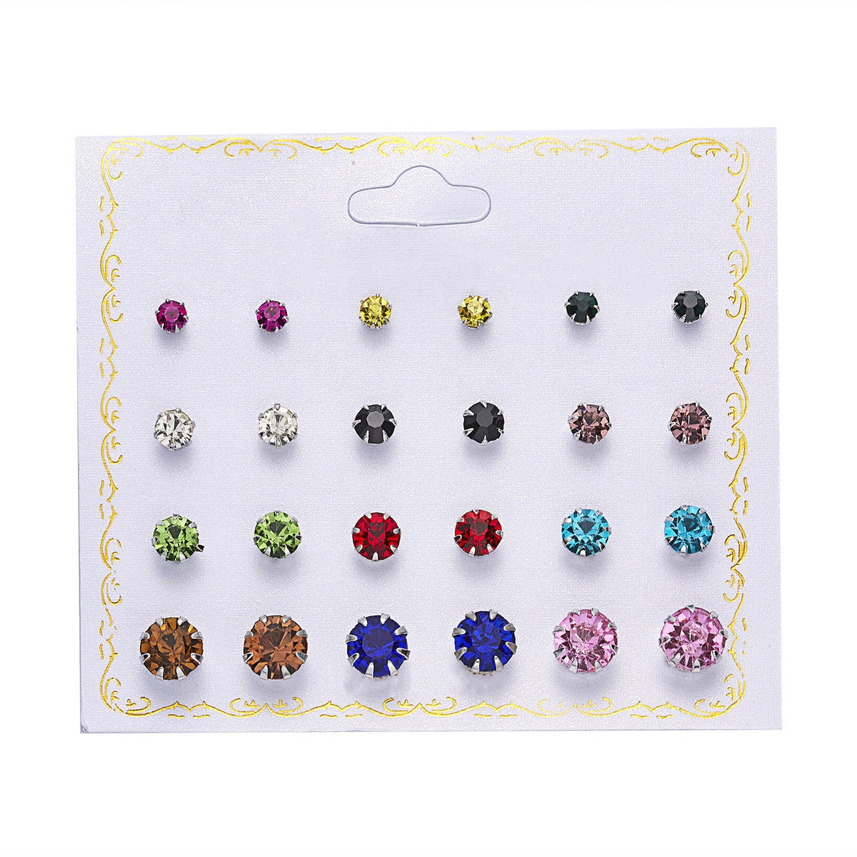 Twisted Sisters Everyday Sparkle Stud Earrings