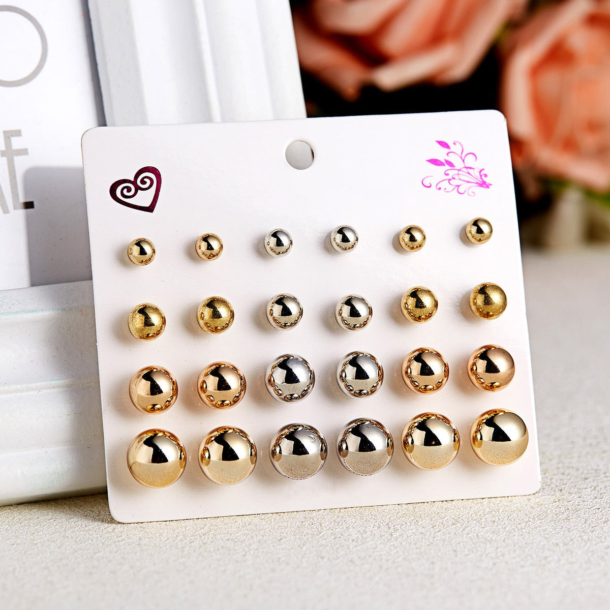 Twisted Sisters Everyday Sparkle Stud Earrings