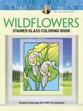 Creative Haven Wildflowers Stained Glass Coloring Book (Adult Coloring Books: Flowers & Plants)