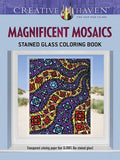 Creative Haven Magnificent Mosaics Stained Glass Coloring Book (Adult Coloring Books: Art & Design)