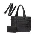Mila Quilted Traveler Tote with Mini Clutch
