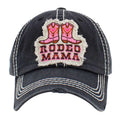 Rodeo Mama Message Western Boots Vintage Baseball Cap