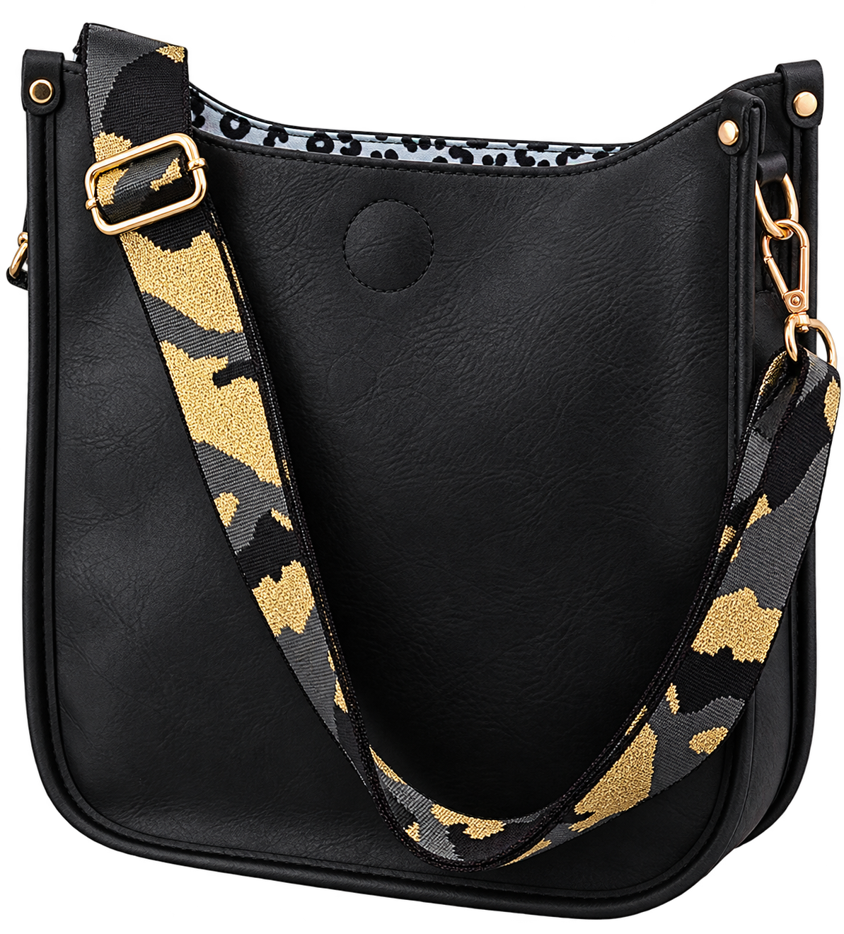 Buy 1, Get 1 FREE Vegan Leather Crossbody Bag w/ Interchangeable Strap — 7 Colors — Buy 1, Get 1 FREE