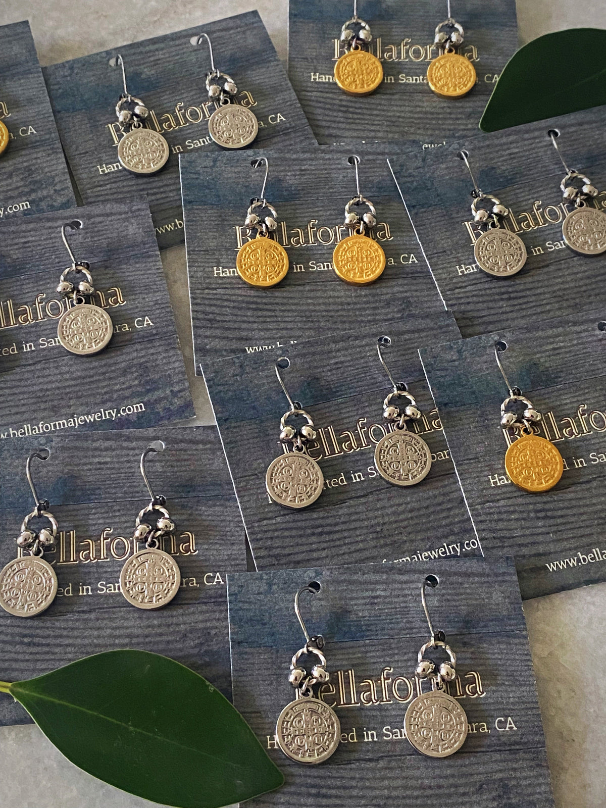 Twisted Sisters RELIC COIN Drop Earrings