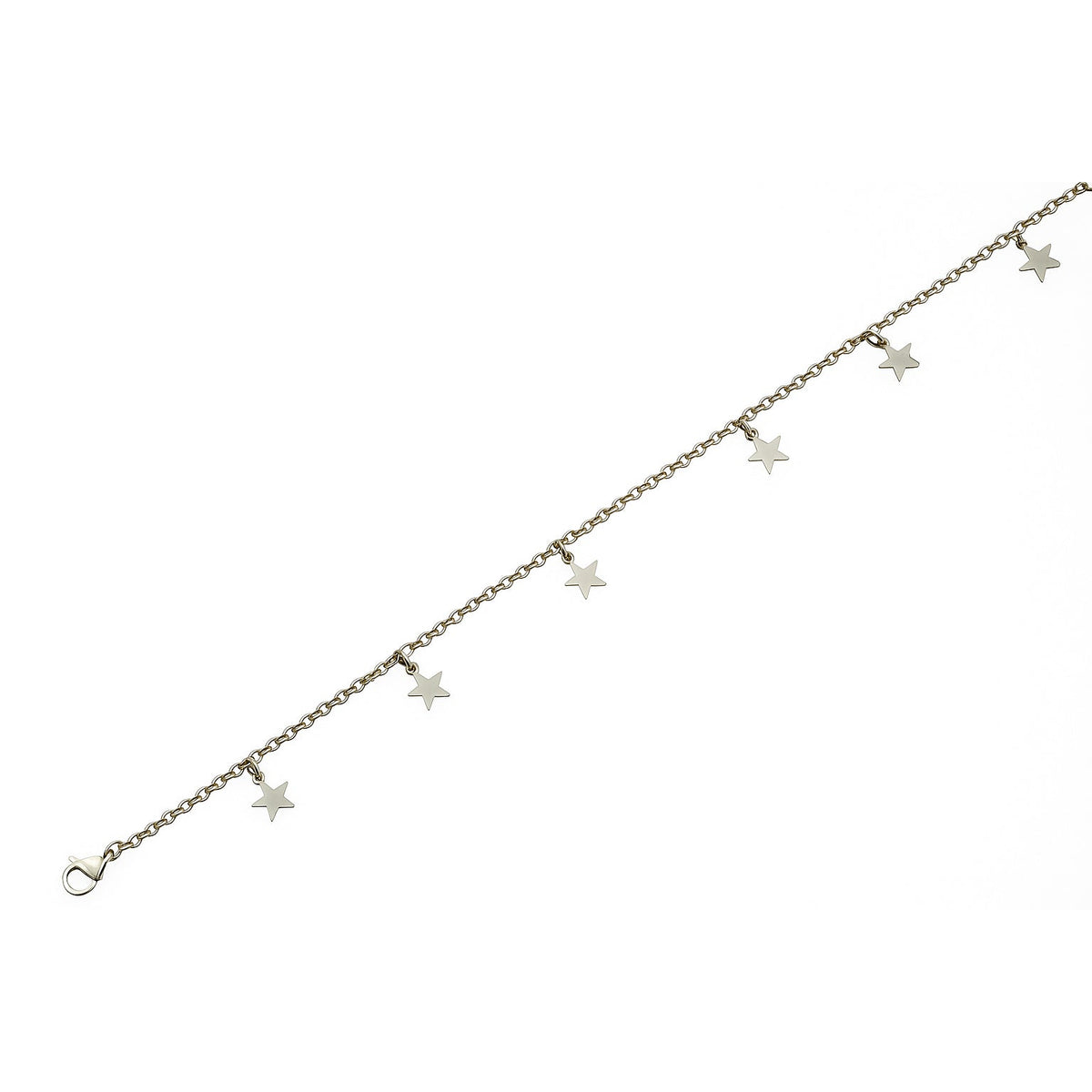 Dangling Stars Anklet – Stainless Steel