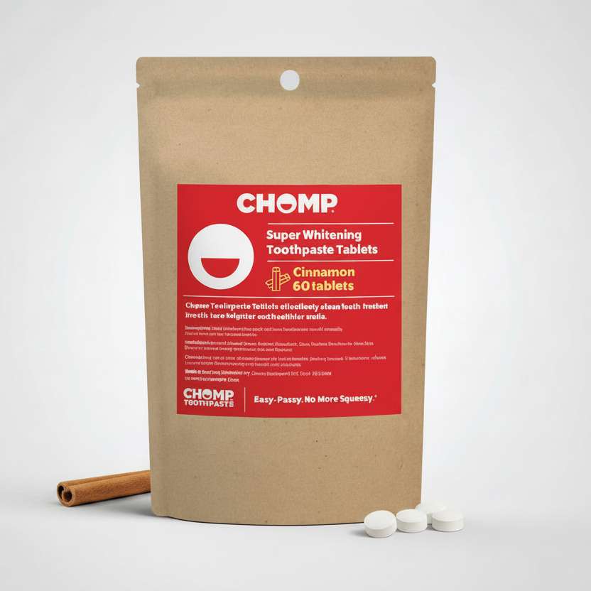 Super Whitening Cinnamon Toothpaste 60 Tablet Refill
