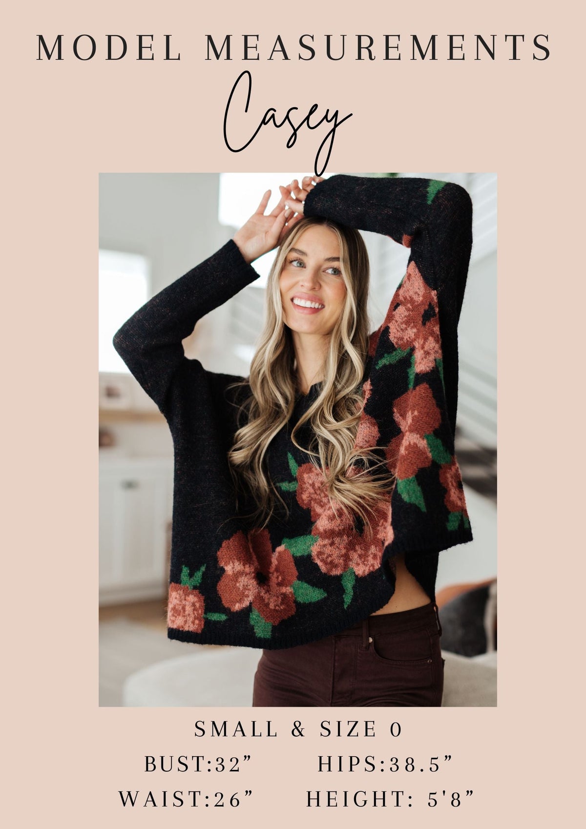 Petals & Poise Floral Flutter Sleeve Top in White