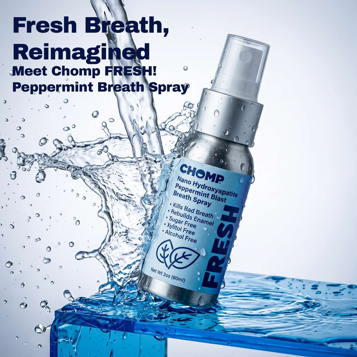 FRESH! Nano Hydroxyapatite Peppermint Chill Breath Spray