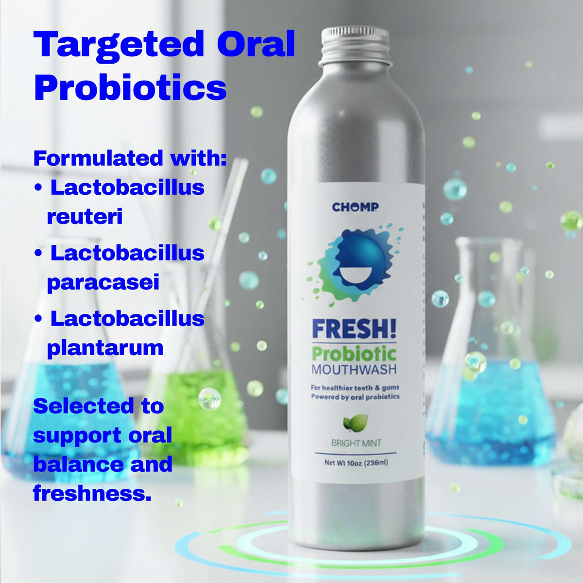 FRESH! Probiotic Bright Mint Mouthwash