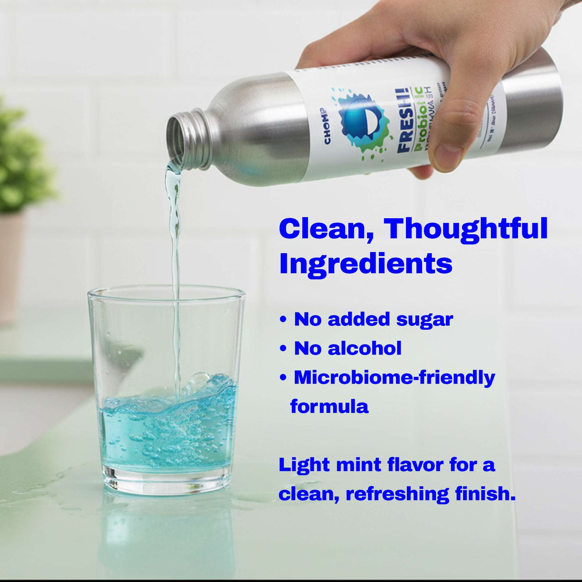 FRESH! Probiotic Bright Mint Mouthwash