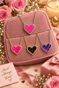 KENDRA SCOTT HEART NECKLACES 16" WITH 2" EXTENSION - LOOK AT THESE COLORS!