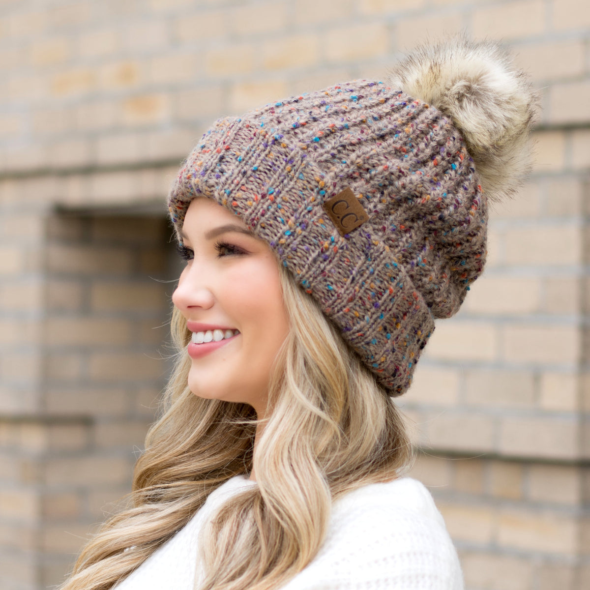 C.C® Confetti Pom Beanie