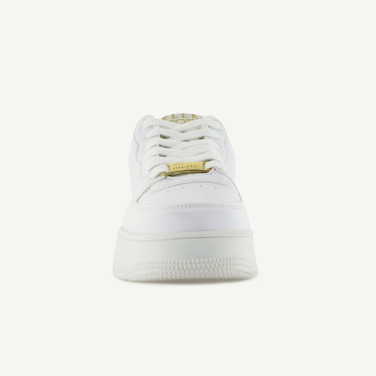 THE METRO: PLATFORM COURT SHOE - WHITE