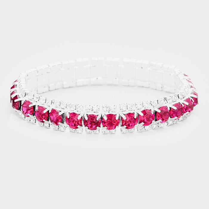 Crystal Rhinestone Stretchable Bracelet