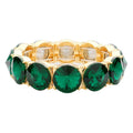 Round Stone Stretch Evening Bracelet