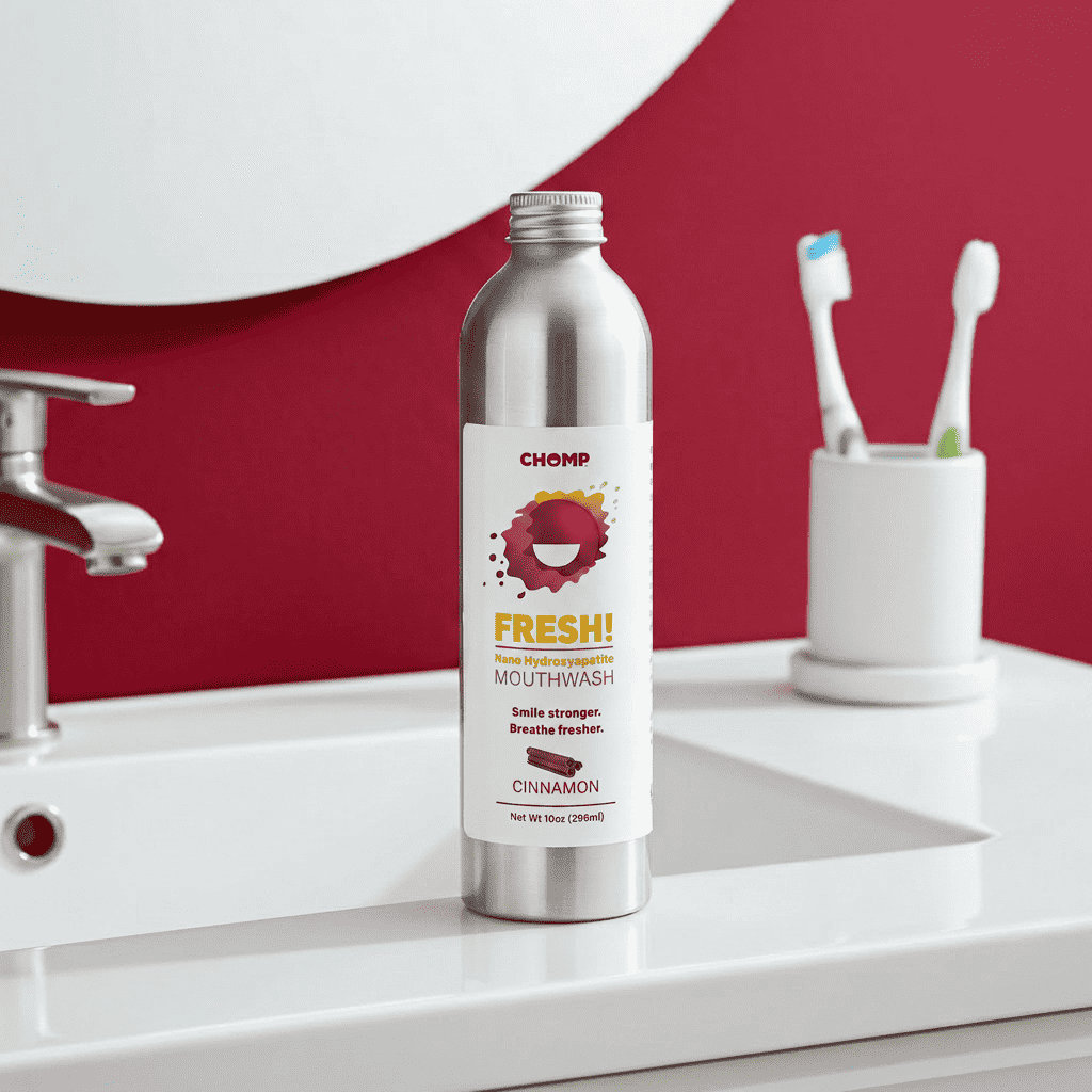 FRESH! Nano Hydroxyapatite Cinnamon Mouthwash