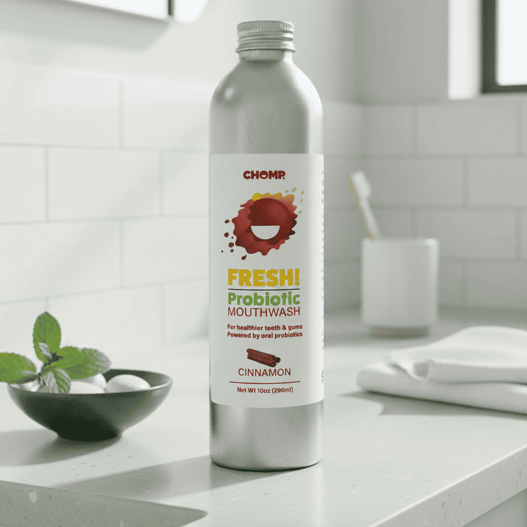 FRESH! Probiotic Cinnamon Mouthwash