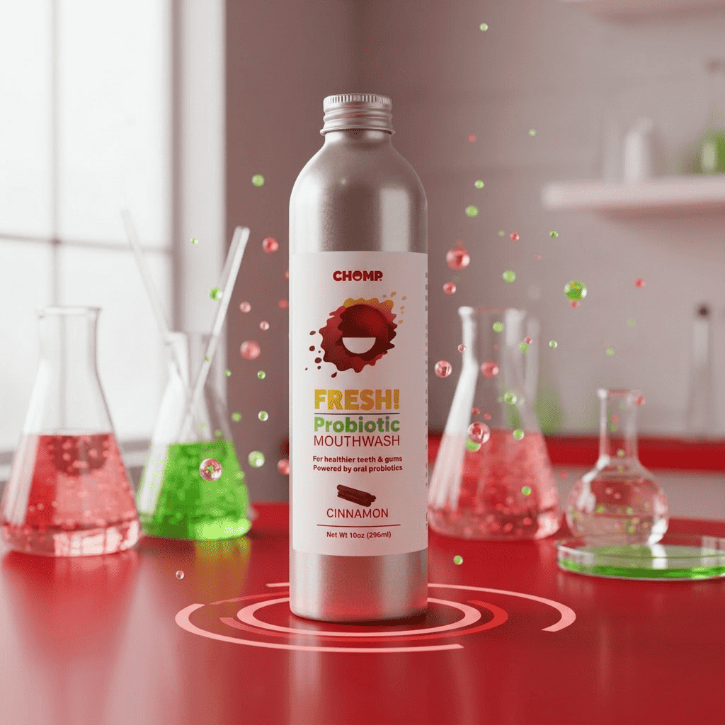 FRESH! Probiotic Cinnamon Mouthwash
