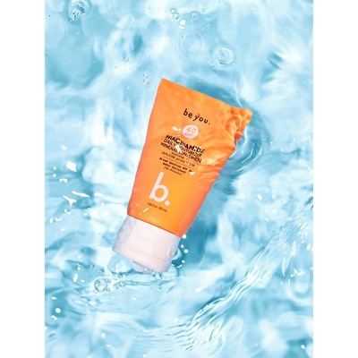 Beyou. Hydrating Niacinamide Daily Moisturizer Mineral Face Sunscreen SPF 40 1.69 fl oz - Imperfect Box