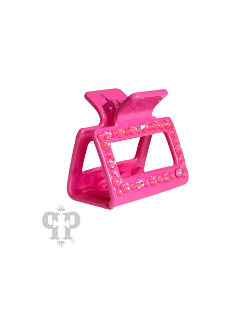 Rectangle hair clip with hand-set crystals from Swarovski®- LC